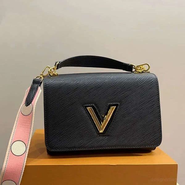 Small Handbags Purse Twist Crossbody Bag Genuine Leather Detachable Handle Strap Golden Hardware Pa Women Shoulder Messenger Bags