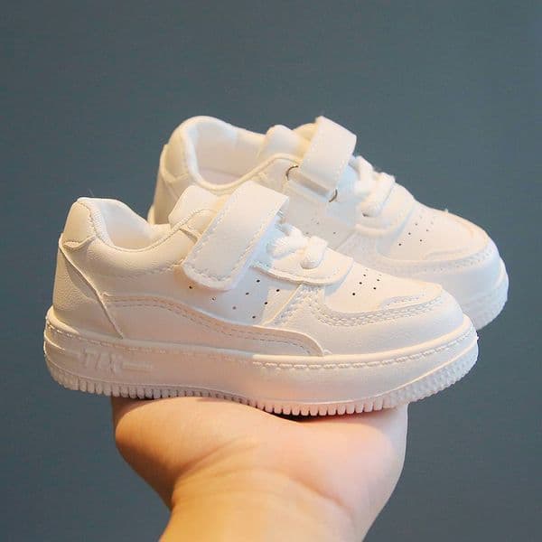 Fashion Hot Sales Children Casual Shoes Sports Classic White Black Infant Tennis Baby Boys Girls Sneakers Kids Toddlers Shoes Sizes US55C-US6Y K0512 L260522C45Y