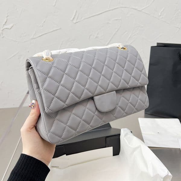 Cross Body 2025Ss W Womens Classic Double Flap Quilted Bags Gold Hardware Turn Lock Crossbody Shoulder Handbags 15 Colors can Choose Designer 368552
