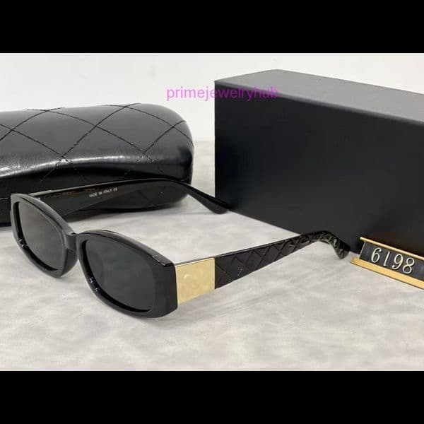 cc sunglasses for women channels Oval Frame Sunglasses Hailey Anti-UV Sunglasses