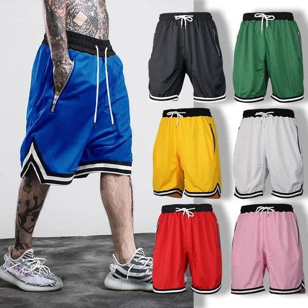 8 Colors Mens Gym Sports Jogger Shorts Breathable Sweat Wicking Quick Dry for Outdoor Running Training Beach Fitness 260312BJ