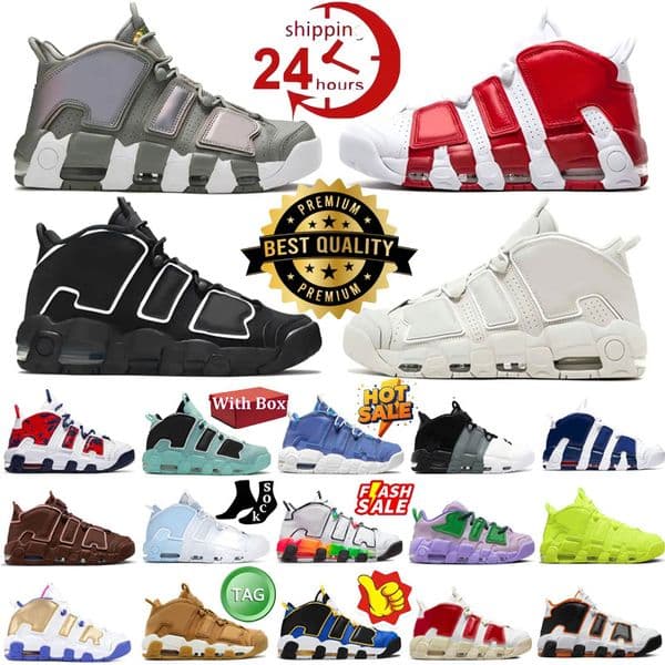 Basketball Shoes Classic Men OG 96s Black White Royal Action Grape UptemPos Light Aqua Outdoor Orange Tennis MorE Green Barley Trainers 96 Sports Designer Sneakers
