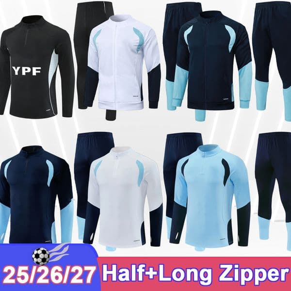 26 27 L.MARTINEZ J.ALVAREZ Mens Training Wear Hoodie Kit Suit Soccer Jerseys DE PAUL PEZZELLA MONTIEL Half/Long Zip Tracksuit Football Shirts