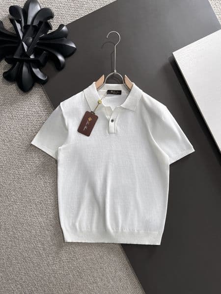 Men's Plus Tees & Polos Round neck embroidered and printed polar style summer wear with street pure cotton 2g2f4