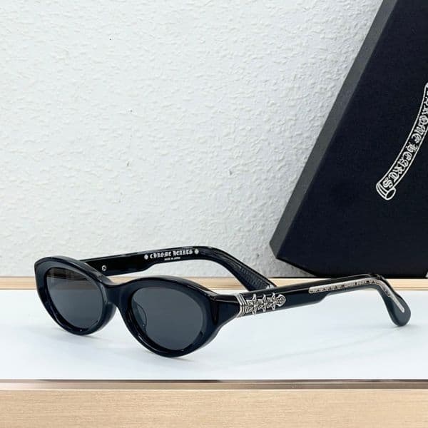 Chrome BLASTER Eyewear High Quality Designer Sunglasses Fashion Luxury Classic Cat Eye Acetate Frame Sunglasses UV400 for Men Women With Original Box Size 54-20-144