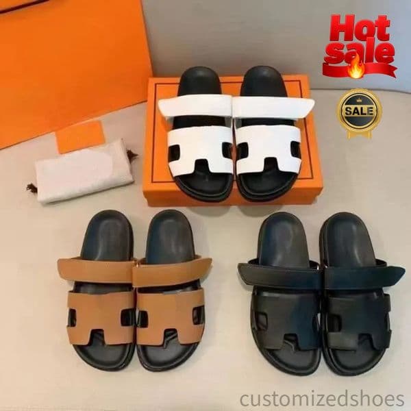 Slippers Sandals designer slippers Designer sandals flip flops designer Women Sandal Sandals Beach Comfort Calfskin Leather Natural Suede Brown Black sandals 35