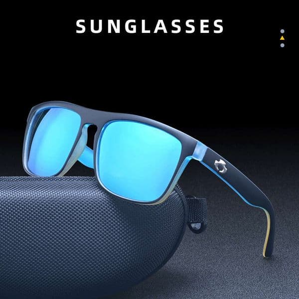 Designer BLUE OTTER Polarized Outdoor Sports Beach Sunglasses Fishing Glasses Driving UV Protection