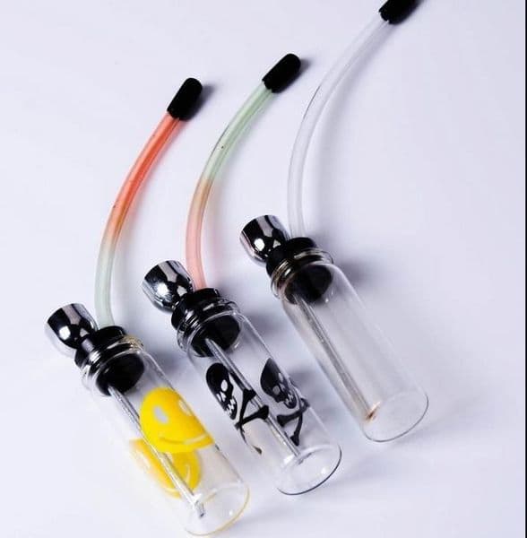 Fashion Mini Transparent Glass Crystal Hookah Water Hose Waterwheel