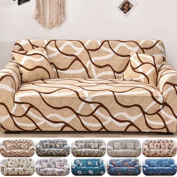 1pc Floral Printed Sofa Cover Spandex Elastic Couch Slipcovers for Bedroom Office Living Room Furniture Protector Home Decor 260312