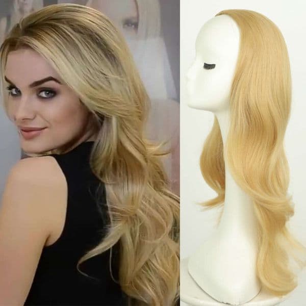 Synthetic Wig Women With Long Curly Hair And Big Waves, Suitable For Daily Use SHXI