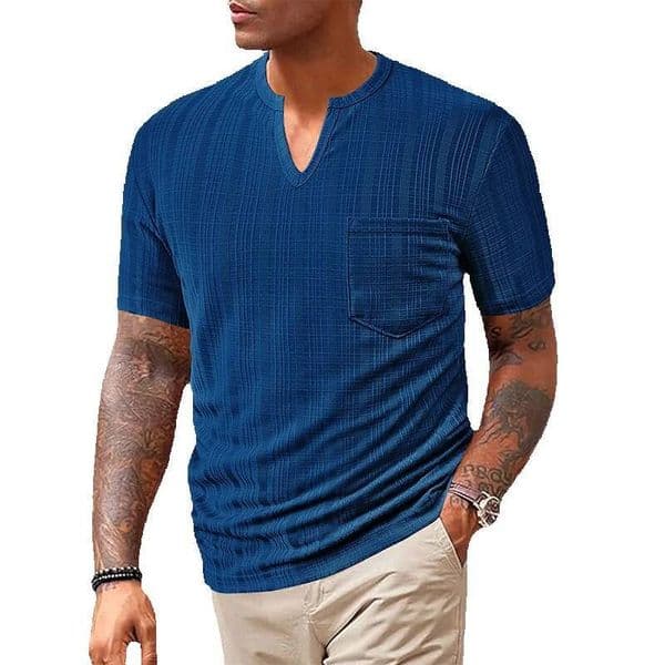 Men's Fashion European And Designer T-shirt American Summer New Fashion Sports Casual Full Polyester Imitation Designer Hoodie Linen Polo Small Check Men's Short