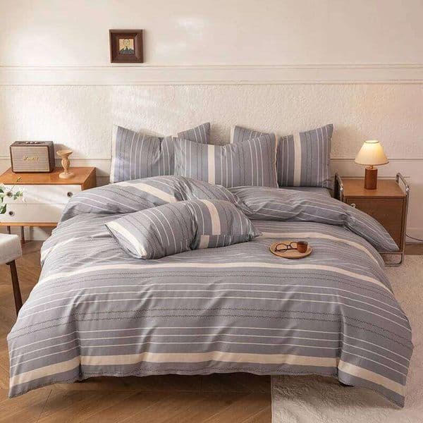 3pc 100% Printed Set Includes One Duvet Cover and Two Pillowcases It's Soft Skin-friendly Cotton Bedding 26H0316