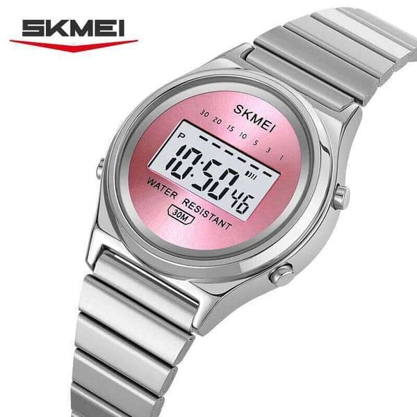 SKMEI 2521 Fashion Women's Electronic Watch Multifunction Alarm Clock Luminous Calendar Sports Leisure Ladies Digital Wristwatch