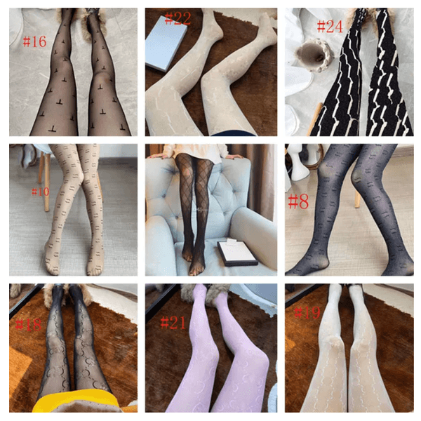 New sports Socks Designer Letters Long Stockings Tights Ladies Sexy Black Stocking Pantyhose Net Sock Party Nightclub g4Oh#