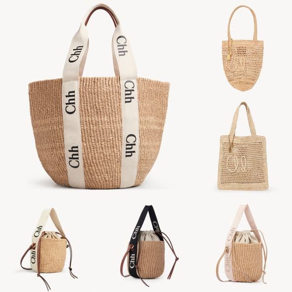 Designer bag woodys Large Basket Bag Summer banana Raffias Tote Bag Luxury handbags Linen woven Shoulder Bag Womens mens Straw weave beach bag vacation travel bag