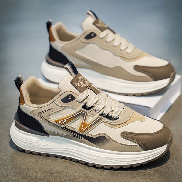 Free shipping 2026 Spring New Trendy Versatile Thick soled Casual Designer Sneakers Height Raising Sports Running Shoes for Teenagers