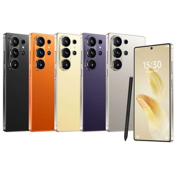 S26 Ultra New Cross-Border Phone Mid-Punch Hole Super Large Screen 7.3inch Octa-Core True 4G Android 12 3+64