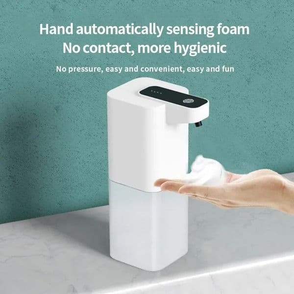 Automatic Soap Dispenser USB Rechargeable Foaming Touchless Hand Free Portable Foam Liquid For Bathroom Kitchen 260312