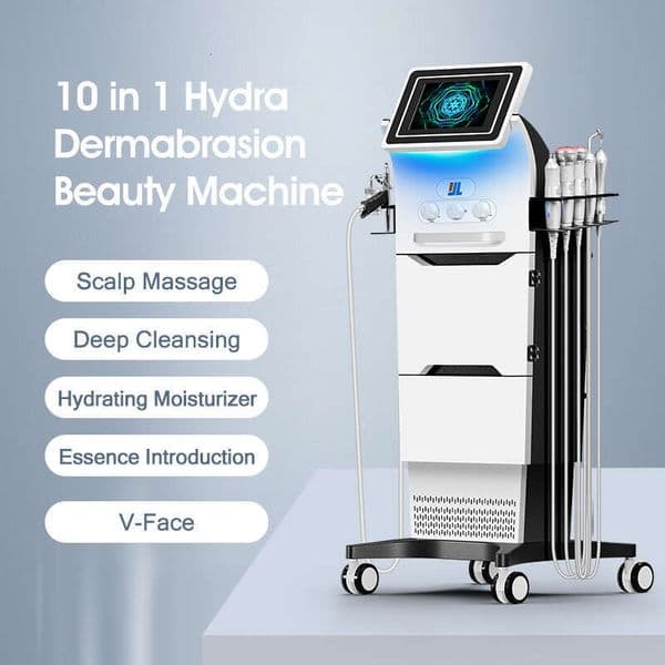 Newest 10 In 1 Hydro Dermabrasion M31 Visualized Face Exfoliating Dermabrasion Bubble Cleansing Comfort Blackhead Acne Elimination Scalp Massage Machine