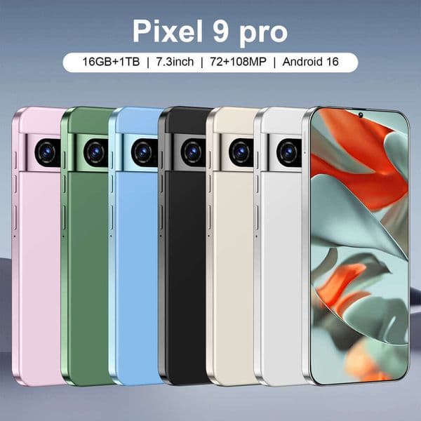 Hot Selling Google Pixel 9 Pro Unlocked Smartphone 7.3 Inch 16GB RAM 1TB ROM AI Camera Tensor G4 Gemini Android 5G Fast Charge Free Global Shipping SANNAING