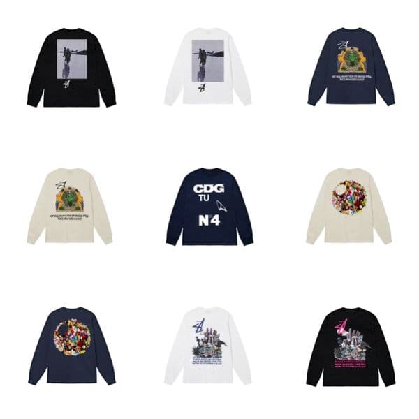 Men's T Shirts Designer T-Shirts High Quality Hip-Hop Loose Round Neck Letter Graphic Print Mens Womens Long-Sleeve Tops Fashion Street