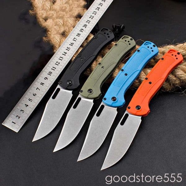 pocket knife Camping couteau 15535 Tactical Folding Knife fixed blade knife CPM154 Blade Nylon Handle Outdoor Survival Knives Portable Pocket EDC Tool