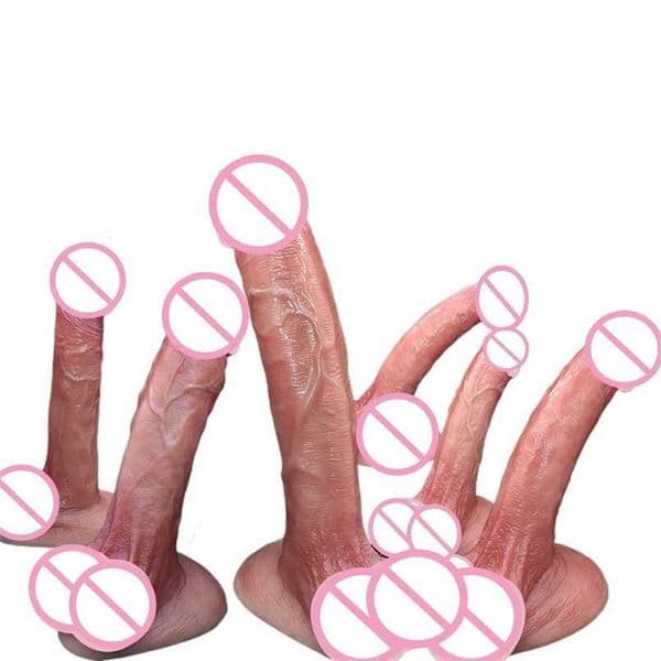 10A Silicone Realistic Dildo Adult Sex Toys Anal Dildo with Suction Cup Consolador Penis for Women Erotic Masturbators Penetration