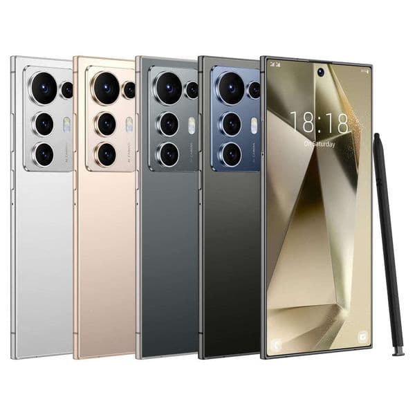 Best-selling S25 Ultra popular cross-border smartphone with center-pierced large screen 8.2inch True 4G octa-core Android 15 3+64GB