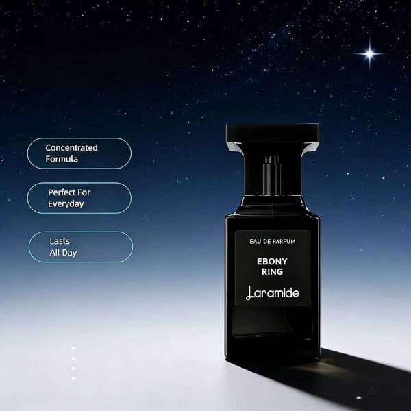 50ml Laramide Ebony Wood Eau de Parfum Long Lasting Woody Fragrance for Daily & Casual Use 26H0316