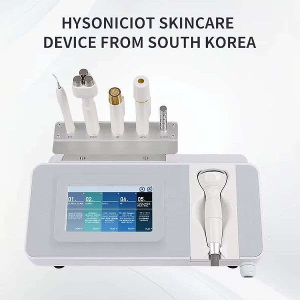 Luxury Skincare 6 In 1 Comprehensive Skin Rejuvenation Anti-Aging HIFU SONO Face Lifting Smas RF Wrinkle Removal Cold Hammer Facial Beauty device