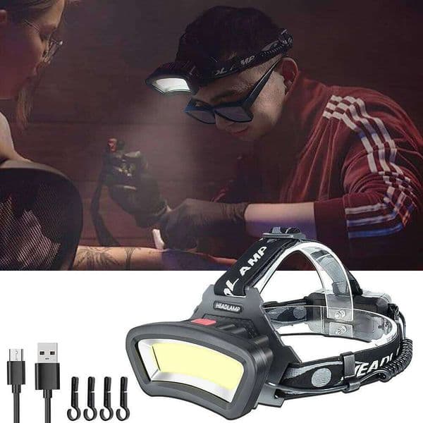 Led Headlamp Fishing Head 4 Modes High Lumen Zoom Lamp Waterproof Super Bright Camping Light USB Rechargeable 26L0316