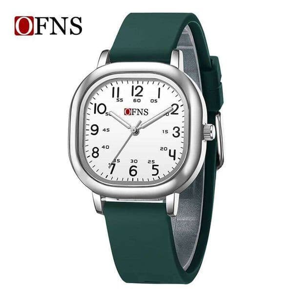 OFNS 1589 Students Quartz Watch Simple Fashion Luminous Sports Waterproof Silicone Strap Casual Men Women Watches reloj hombre