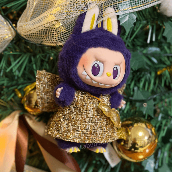 Original Quality 17.5cm Labubu x Pronounce - Wings Of Pronounce & Good Luck To You Small Vinyl Plush Hanging Card Mini Doll yizhixing