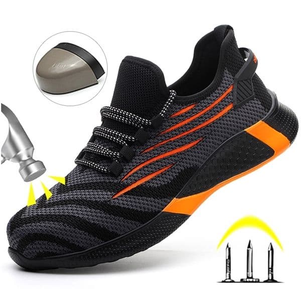 Men Work Safety Shoes Anti-puncture Protective Shoes Men Indestructible Work Shoes Men Boots Lightweight Breathable Safety Boots260228ww