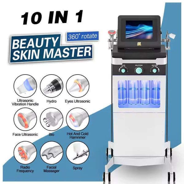 Multifunction 10 In 1 Beauty Dermabrasion Beauty Deep Cleaning Beauty Device Skin Rejuvenation Skin Whitening Pore Shrink Skin Care Management Machin