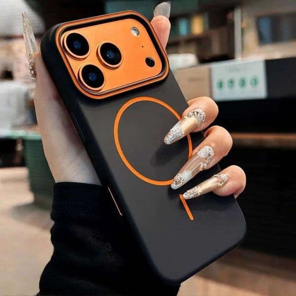 Luxury Matte Soft Magnetic Case iPhone 17 Pro Max Air 16 15 14 13 12 11 Plus For Wireless Charge Cover 26L0316