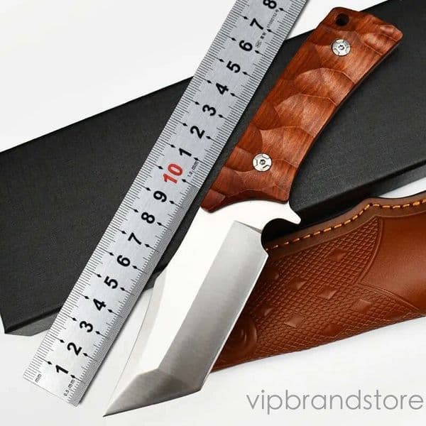 Outdoor Wild Survival Camping Sharp Portable couteau Belt Tactical Personal pocket knife fixed blade knife Defense Integrated Straight Knife