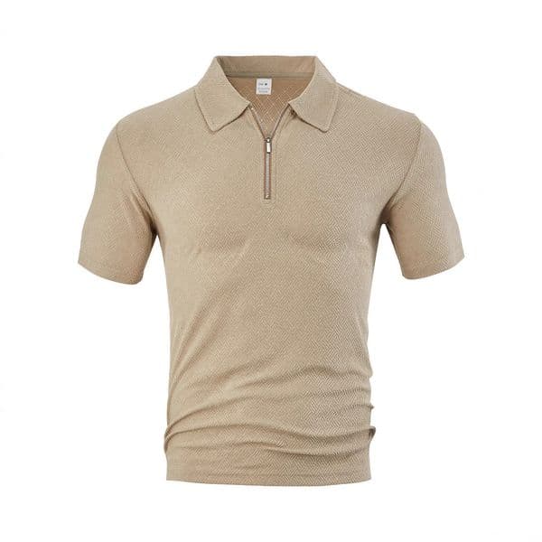 2026 European And American Polo Designer T-shirt Men's Summer New Casual Designer Hoodie Loose Towel Jacquard Zipper Placket Men's Short Sleeve Polo Shirt