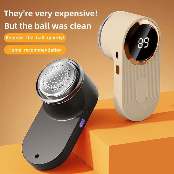 Lint Remover for Clothing LED Digital Electric Pellet Fluff USB Rechargeable Fuzz Fabric Shaver Sweater Drop 260312