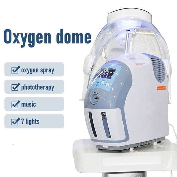 Multifunctional Portable Revolutionary Oxygen Hyperbaric Facial Jet Peel Oxygen Spray Therapy Machine Oxygen Dome Skin Rejuvenation Beauty SP