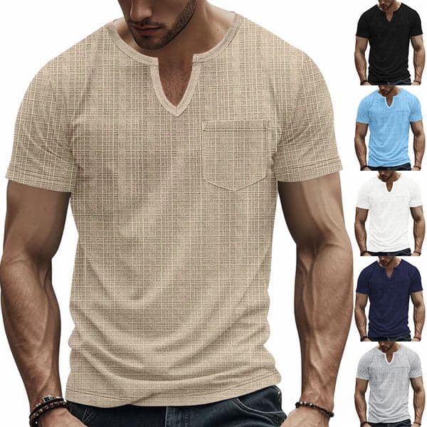 Men's Clothing Designer T-shirt Designer Hoodie American Style Summer Polo Men's Imitation Linen Bamboo Loose Breathable Casual Vneck Quickdry Short Sleeve