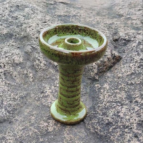 Ceramic bowl for water pipe and tobacco pot