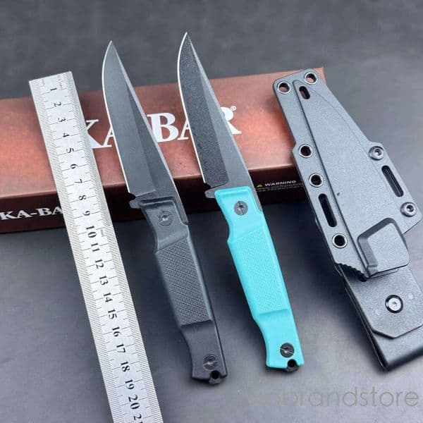 5500 Outdoor Straight Knife Integrated Multi functional pocket knife couteau fixed blade knife Survival Mountaineering Camping Hunting and Exploration Tool Smal