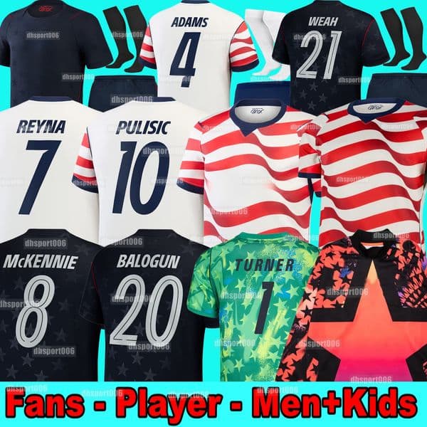25 26 USMNT Soccer Jerseys PULISIC 2026 Woman Kids Kit 2025 Home Away Football Shirts Men Player Version SMITH MORGAN USAS BALOGUN MUSAH McKENNIE ADAMS