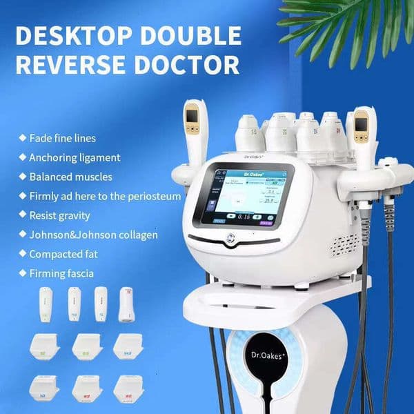 K2 Dr Dual Reverse Anti-Aging Machine MFU Micro Focused Ultrasound Skin Rejuvenation RF Face Lifting Smas Anti-Wrinkle Equipment With 10 Cartridge