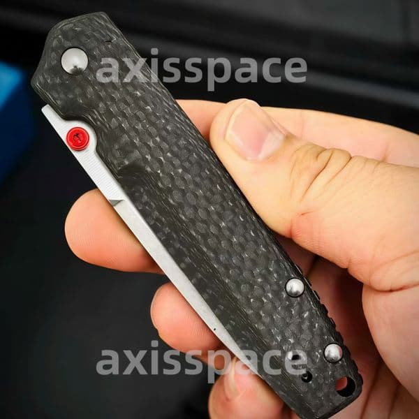 BM 485 Carbon Fiber Handle Portable High Hardness Outdoor Mini folding knife Sharp Folding Knife
