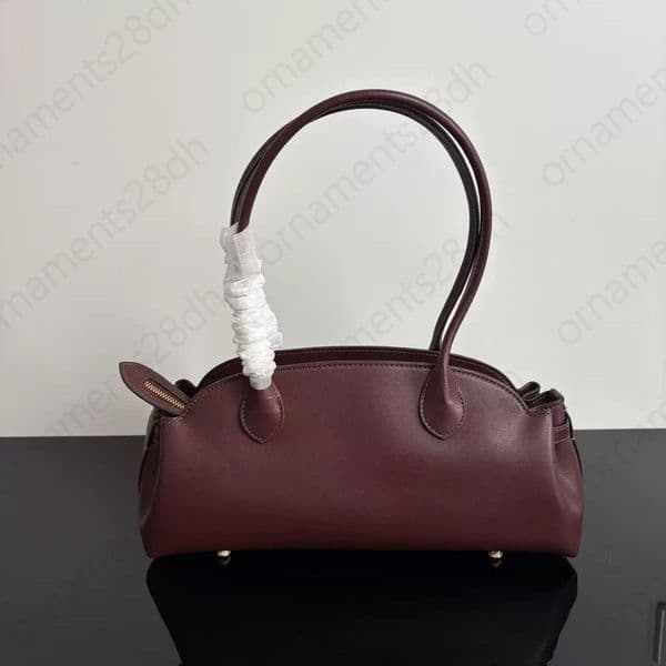 New arrival Empire Carryall Bag 34 Empire Shoulder Bag Luxury Designer Natural Grain Leather Crossbody Bag Handbag Detachable Strap Clutch Bag Snap underarm Bag