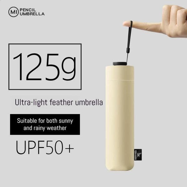 125g Japanese style portable brazing sun protection UV weather resistance manual umbrella 260312