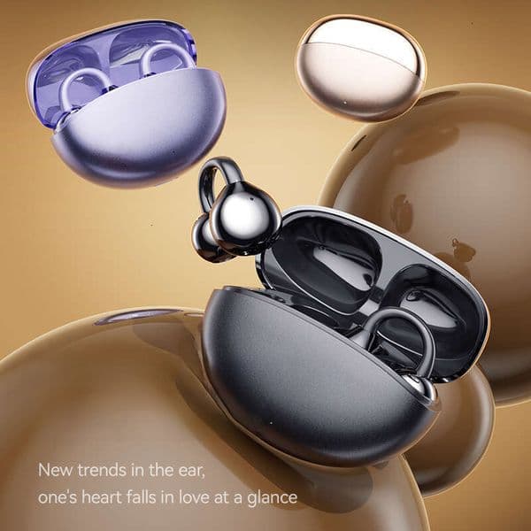 New Clip-On Wireless Non-In-Ear Long Battery Life Sleep Noise Cancelling Sports Earphones Bluetooth