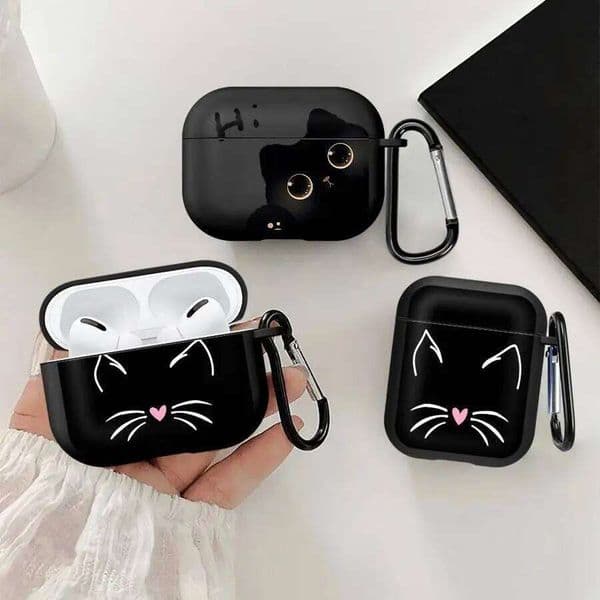 Earphone Cases Cover Case For Airpods 2 4 Pro2 1 Pro3 Pro 3 Cute Cat 26L0317